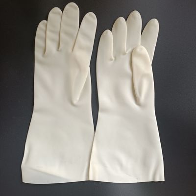 gants blancs à la maison de nitriles de restaurant de nitriles résistants chimiques de gants de 320mm