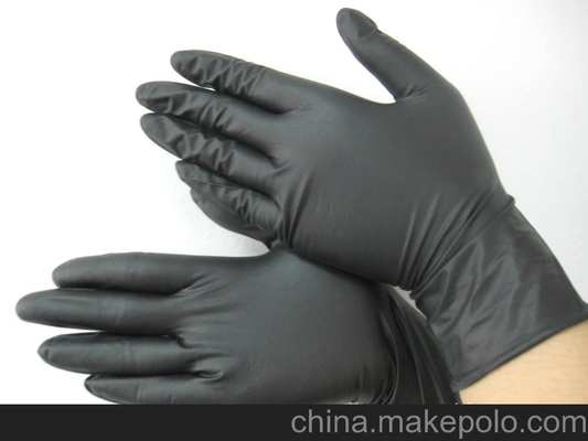 travail électrique de nitriles du gramme 5g de gant de noir de nitriles de gants jetables d'examen