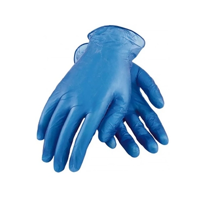 gant jetable de vinyle du ménage 4.5g/Pc 9 pouces de vinyle de gants d'examen médical