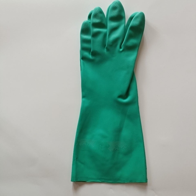 L'utilisation de travail de 18 Mil Chemical Gloves Nitrile Industrial s'est assemblée rayant le gant de nitriles