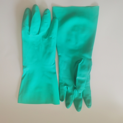 gant vert Houshold 15 Mil Chemical Resistace Kitchen Use de nitriles de 33Cm