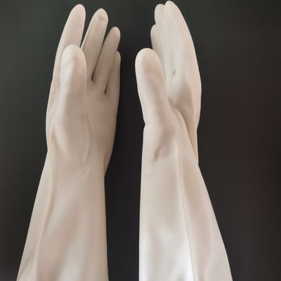 Gants blancs durables de cuisine du mil 320CM du gant 13 de nitriles pour les plats de lavage