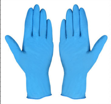 Gants bleus industriels moyens des nitriles 4.5g de gants industriels jetables médicaux de nitriles