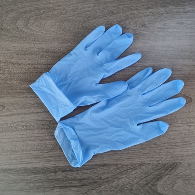 Gants jetables d'examen médical de nitriles du gant 23cm de nitriles de résistance chimique