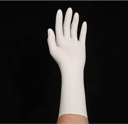 Pouces médicaux de nitriles de gant jetable blanc de nitriles 12 de gants durables d'examen