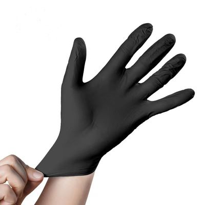 Gants à nitrile jetables exempts de poudre homologués CE Gants sans latex pour laboratoire d'examen médical et industrie alimentaire
