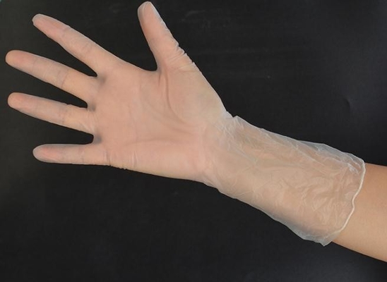 Grand 240MM coffre-fort de nourriture de gants de vinyle de vinyle de poudre des gants libres jetables industriels