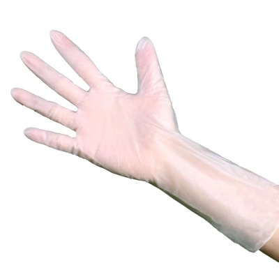 Résistance de frottement imperméable des gants 300MM d'examen médical de vinyle
