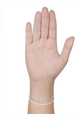 Gants jetables imperméables d'examen de vinyle d'hôpital de bactéries d'isolat de gant de vinyle
