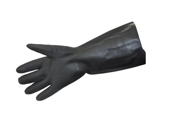 Gants chimiques Diamond Grip du néoprène de résistance dissolvante 330mm résistants