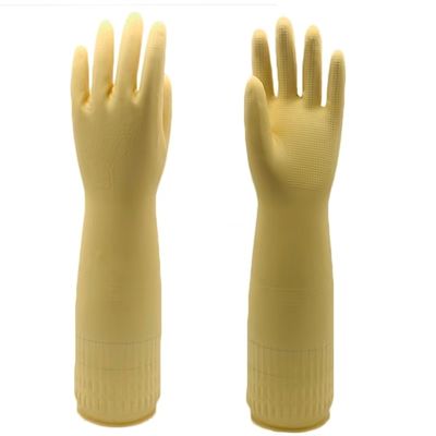 Résistance aux produits chimiques Gants en latex à manchette extra longue Oui Gants industriels offrant une protection maximale contre les produits chimiques