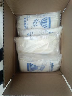 Gants de lavage à l'eau à base de nitrile résistant aux produits chimiques Logo personnalisé offrant une protection durable pour les tâches de nettoyage