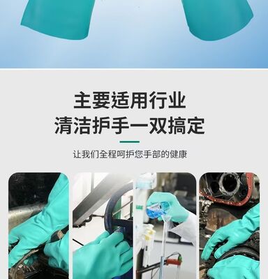 15 à 18 Mil épaisseur Nitrile gant de chimiothérapie verte testé durable protecteur gants jetables pour l'industrie médicale