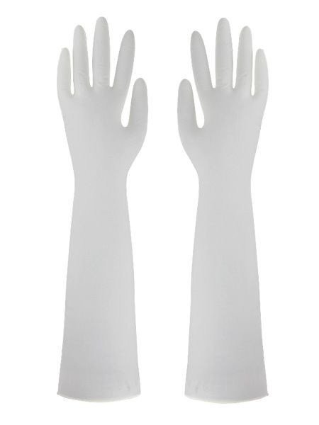 Sac de 50 pièces gant en nitrile jetable de 16 pouces combinant propriétés écologiques et résistance à l'abrasion pour une sécurité durable et durable