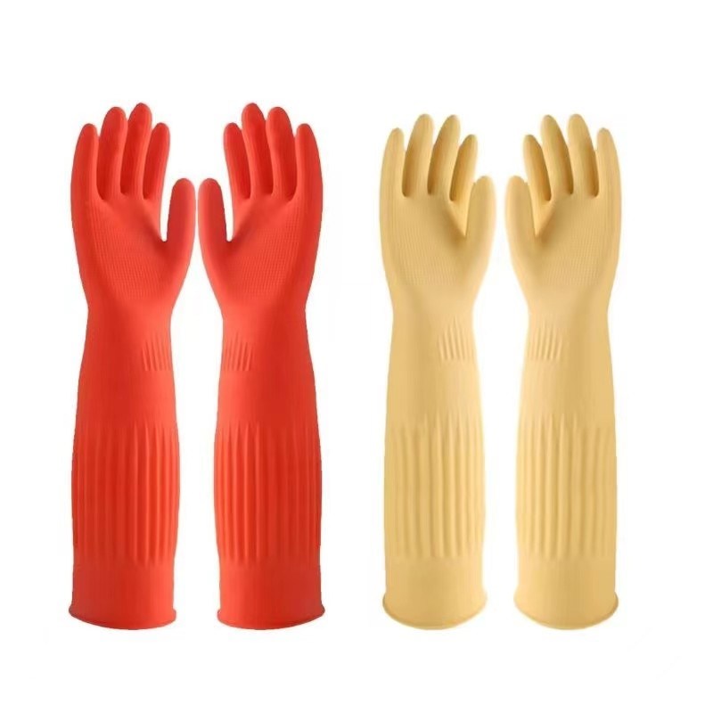 Gants en latex à doublure à haute souplesse pour le travail industriel dans des environnements humides