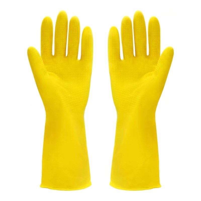 Gant en latex imperméable pour la maison, 30 cm de long, flexible, durable, ajustement parfait, convient pour le nettoyage et l'entretien ménager