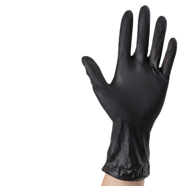 Gants résistants à l'huile sans poudre offrant une durabilité supérieure, options personnalisées OEM adaptées aux applications industrielles