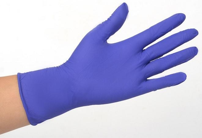 3 ans de durée de conservation Des gants jetables à base de nitrile offrant une résistance durable aux acides pour la manipulation et la fabrication de produits chimiques