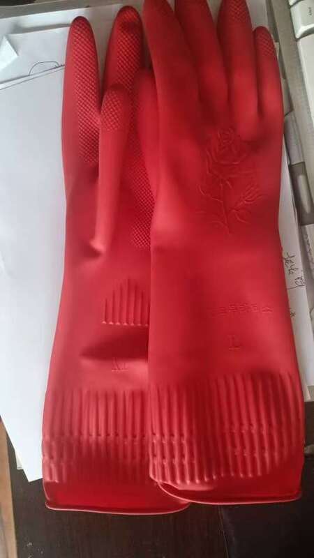 Gants en latex imperméables à manchette extra longue, non jetables, en petites, moyennes et grandes tailles, ajustement flexible et confortable